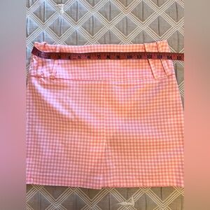 Y2K DIVA Made in Italy Pink Gingham MINISKIRT|size 40